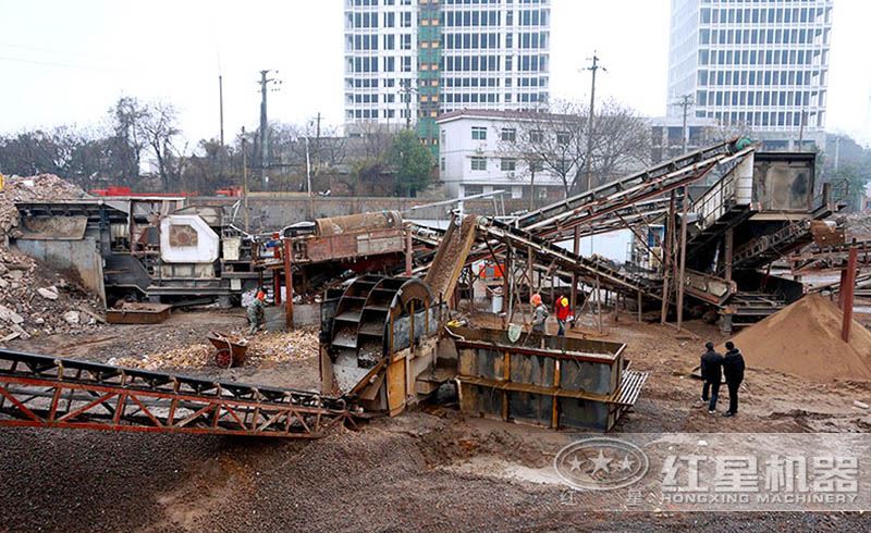 kaiyun体育官方网站全站入口用户的建筑垃圾破碎现场